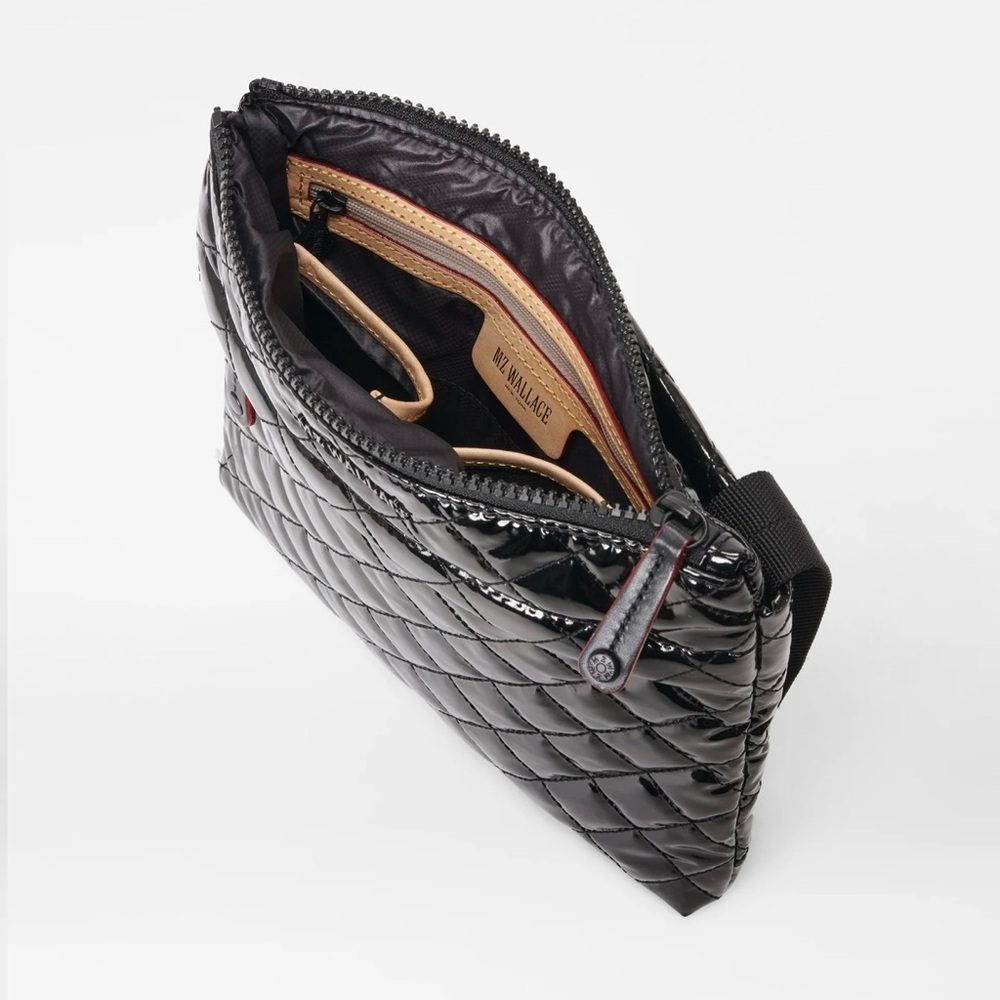 NWT MZ Wallace Black Quilted Crossbody Bag - Picture 4 of 7